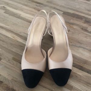 Ivanka Trump cap toe 9M sling-back